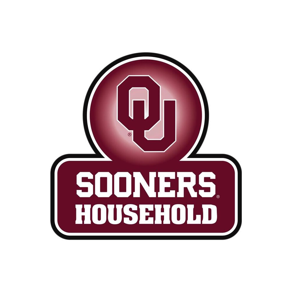 Siskiyou Sports Chhd48 Unisex Ncaa Oklahoma Sooners Household Auto Decal 754603767852