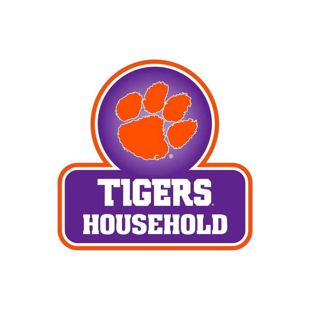 Siskiyou Sports Chhd69 Unisex Ncaa Clemson Tigers Household Auto Decal 754603950469