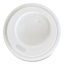Boardwalk BWKHOTWH4 4 oz Hot Cup Lids, White - Pack of 1000