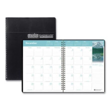 House of Doo HOD26402 Monthly Book Planner, Black
