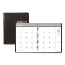House of Doo HOD262602 Compact Monthly Planner, Black