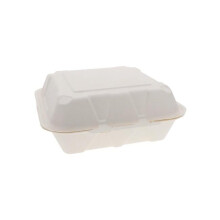 Pactiv PCTYMCH0901BB 9 x 9 in. 1 Compartment Hinged Lid Container - Pack of 150