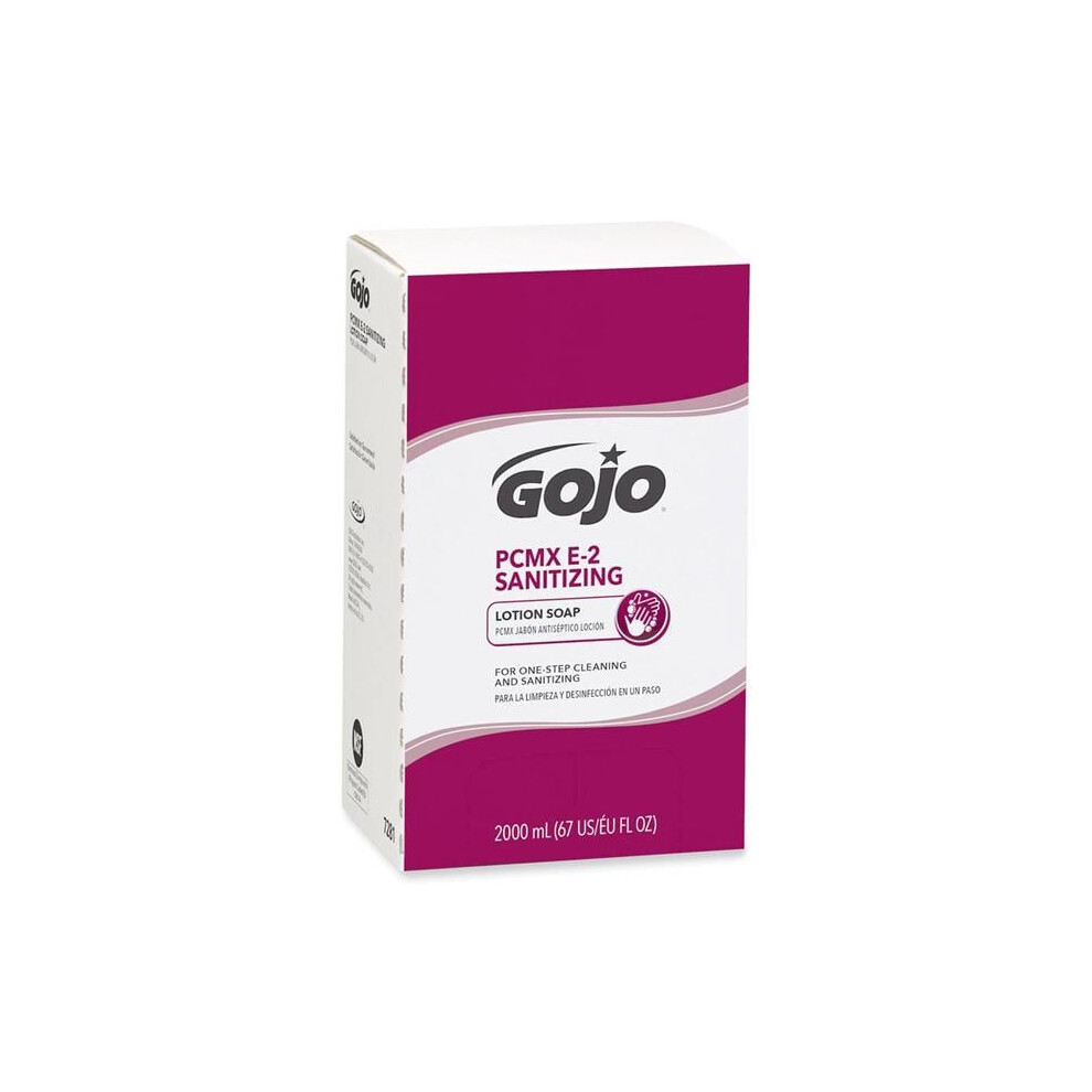 Gojo Industries Goj728104ct E2 Sanitizing Lotion Soap With Pcmx Refill For Tdx