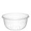Dart DCCPET48B 48 oz Plastic Round Bowl, Clear 1
