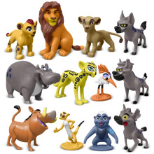 Minaso 12-PC Mini Animal Action Figures Collectible Toys For Kids Perfect til Cake Toppers & Desktop Decorations