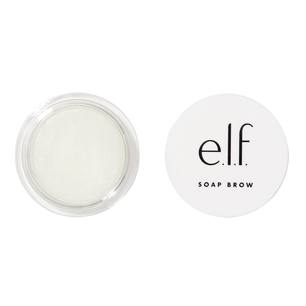 e.l.f. Soap Brow  Clear Brow Pomade For Shaping & Taming Brows To Stay Put  Long-Wear With Firm Hold  Universal Color  Vegan & Cruelty-Free