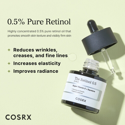 Cosrx ΚοςΡεξ, Ο Λιποκορτικό 0.5 Ελαιόλαδο, 0.67 fl oz (20 ml) 1
