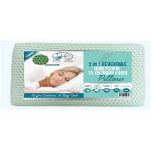 Supreme Living PC41934 Reversible to Memory Foam, Blue - Standard Size