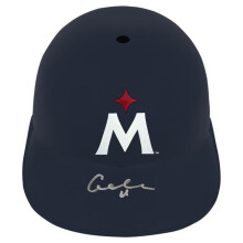Schwartz Sports Memorabilia KNOBTH101 Chuck Knoblauch Signed Minnesota Twins Replica Souvenir Baseball Batting Helmet