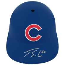 Schwartz Sports Memorabilia SOLBTH102 Jorge Soler Signed Cubs Souvenir Replica Batting Helmet