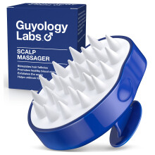 Guyology Labs Kopfmassagegert fr Haarwuchs Haarausfall-Shampoo-Duschbrste weicher Silikon-Kopfhautwscher zur Schuppenentfernung Kopfhaut-Pe