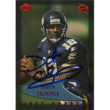 Schwartz Sports Memorabilia CULCAR322 Daunte Culpepper Signed Minnesota Vikings 1999 Edge Odyssey Rookie Football Trading Card No.83