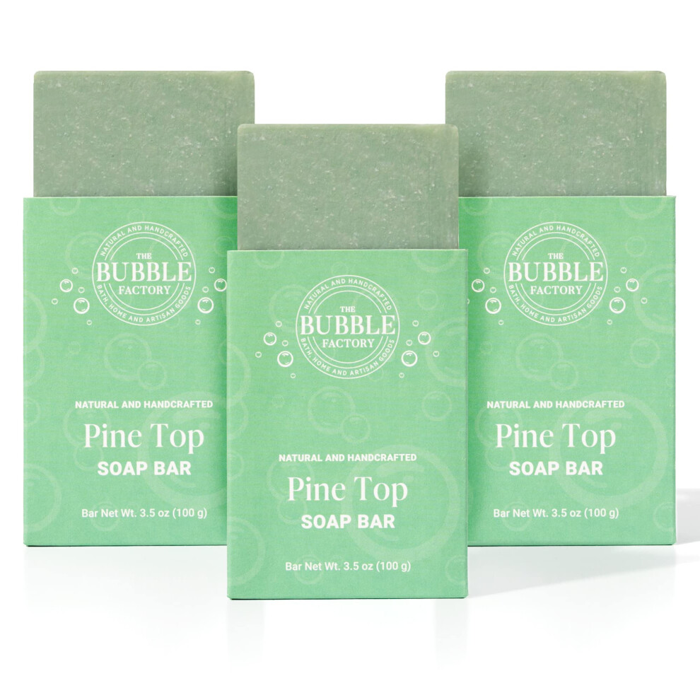 The Bubble Factory Handgemachte Naturliche Bade- Und K Rperseife, Vegan, Ganz Naturlich, Palm Lfrei, Hergestellt In Den Usa, Mit Sheabutter Und A-image