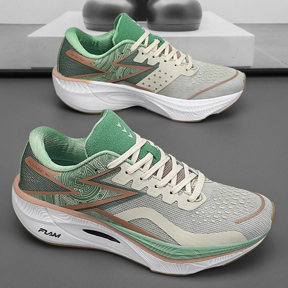 (sand, 39) "Feiran 3 Professional Marathon Running Shoes: Full Palm Carbon Plate, Shock-Absorbing Sports Trainers
