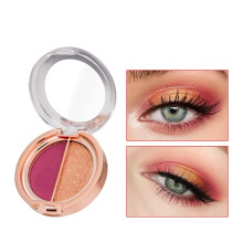 Umbre de ochi dublu culoare pentru ochi de machiaj pentru ochi de nalta pigment paleta mata stralucitoare metal ochi de ochi pulbere impermeabil