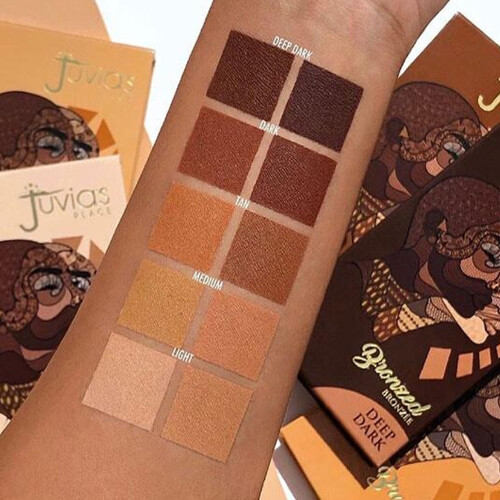 Juvias Place Bronzed Duo Bronzer Dunkel 2