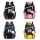 (BlackWhite)Bts große Kapazität USB-Lade-Rucksack Freizeitreise-Schulrucksack Unisex 3