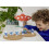 Schleich Figurita de los Pitufos y su panel Smurfin 2