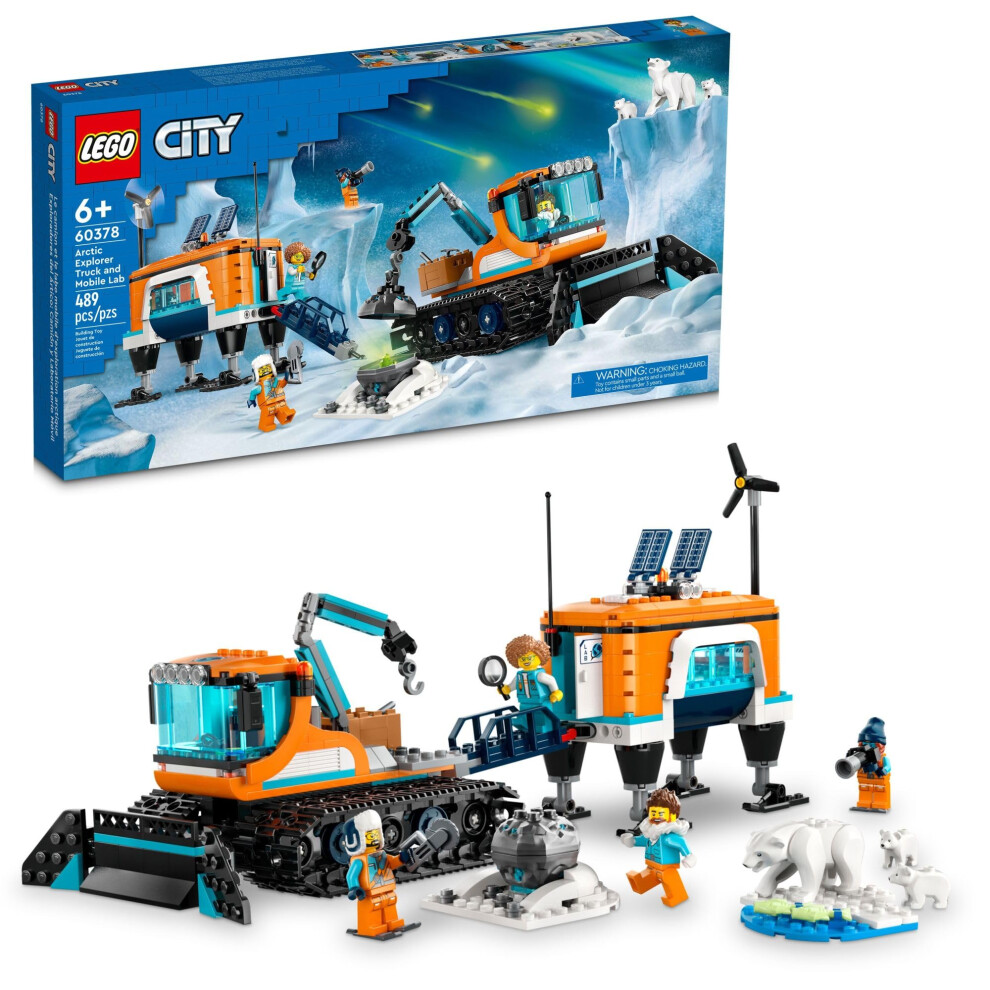 Lego City Exploration Arctic Explorer Truck And Mobile Lab 60378 Build