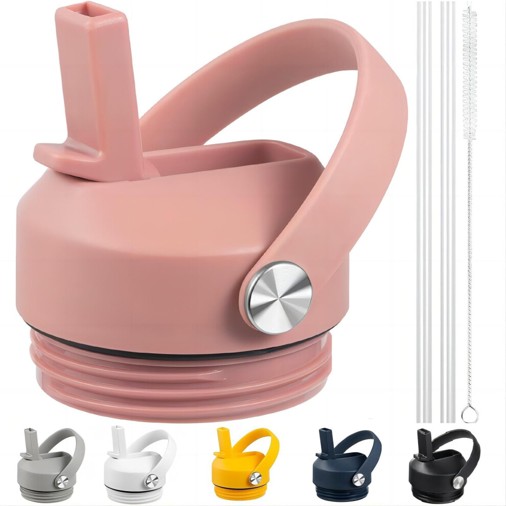 Strohhalmdeckel F?R Yeti Rambler 18 26 36 64 Oz. Deckel Mit Strohhalmen Und Flexiblem Griff. Ersatzkappe F?R Yeti 18 Oz 26 Oz 36 Oz 64 Oz Rambler Wass-image