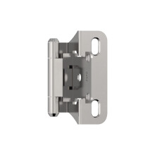 Amerock BPR756626 | Skpgngjrn | 1/4 tum (6 mm) verlgg sjlvstngande partiell omslag | Polerad krom | Kksskp Drrgngjrn | 1 par/2 pack |