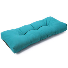 SUNROX LokGrip antislip getuft traagschuim bankkussen FadeShield waterbestendig duurzaam dikker buiten/binnen zitbankkussens 48x16x4 inch turkoois