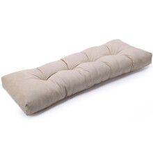 SUNROX LokGrip antislip getuft traagschuim bankkussen FadeShield waterbestendig duurzaam dikker buiten/binnen zitbankkussens 51x16x4 inch Husk Birch