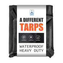 Yufyig 6.5x7ft vattentt duk tarp svart tungt multipurpose oxford presenningskp fr tak tlt takbtar pool vedstol robust rip & trprov 20 miljo
