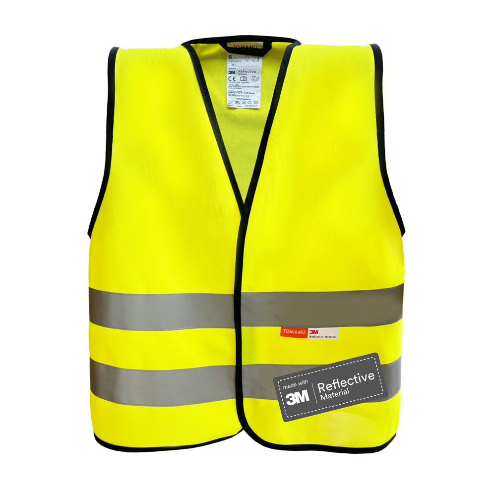 Tomamu Children's High Visibility Vest - Reflective Vest with Hook and-image-OPC-PFKWBCT-NEW