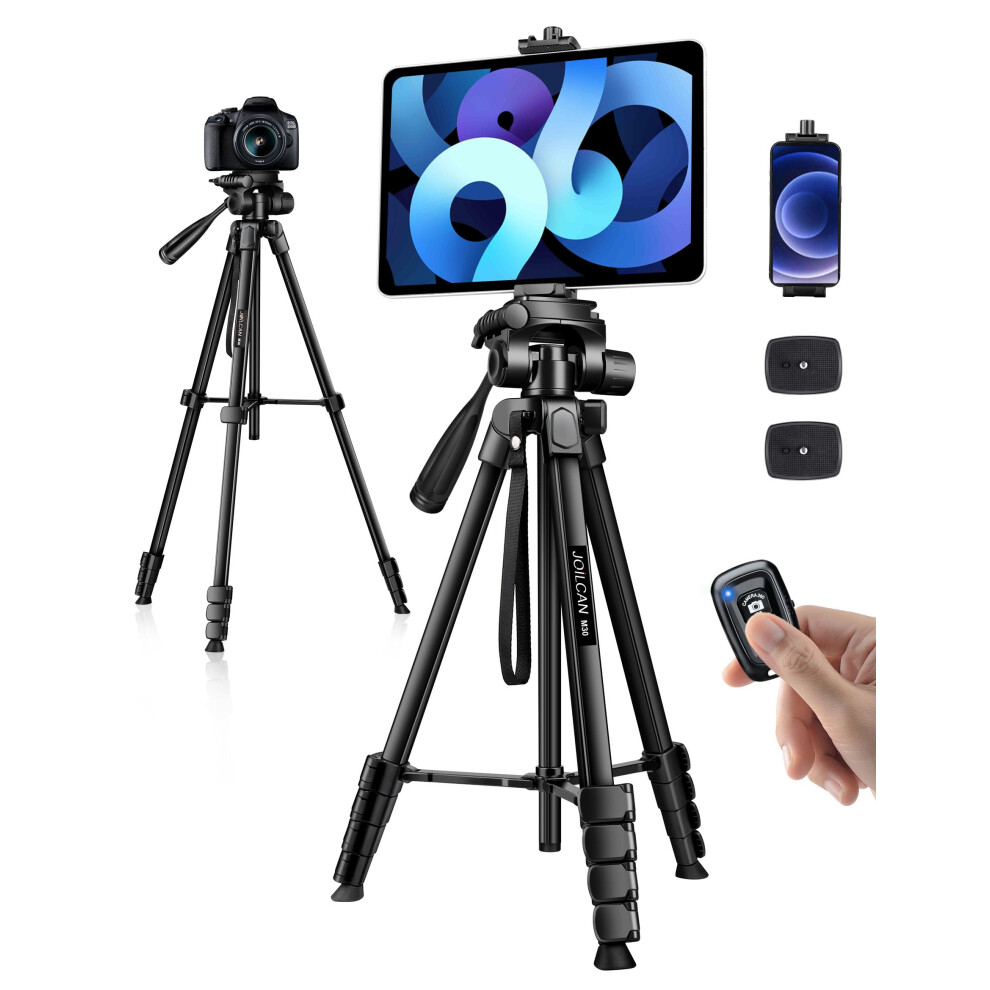 Joilcan Phone Tripod Stand 68"" Tripod For Ipad Iphone Tablet With Remote Universal Holder Carry Bag Travel Aluminum Tripod For Video Reco 762704471592