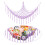 Yelienm boho bichos de pel   cia de rede ou hammock grande 55 polegadas Toy Hammock Macame 1