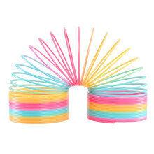Juca?i doar curcubeu extrema slinky plastic mare jucarie fidget de 9 inci 7-inch lat de jucarii cu primavara retro jucarii pentru copii pentru v