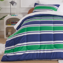 SLEEP ZONE Kinder-Rugby-Bettwsche-Set, Voll-/Queen-Size-Gre superse und weiche Kinderbettwsche, 7-teiliges Set mit Bettlaken, Kissenbezug und