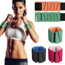 SPORTBIT Wrist and Ankle Weights for Women - Set of 2 1lb Each Wearable Ankle & Wrist Weights - Adjustable Leg & Arm Bands Silicone Weighted Bracelet