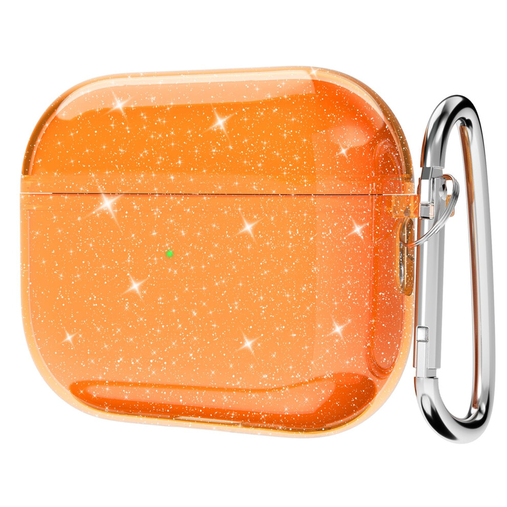 Svanove For Airpods Pro 3Rd Generation Case Clear Glitter (2021) Cute Sparkle Bling Shiny Sparkly Transparent Airpods 3 Case Cover Soft Tp 764938193806