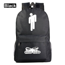 (Black)Billie Eilish Rucksack Große Kapazität Schulranzen Outdoor Reise Freizeit Geschenktasche