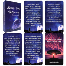 GZXINKE Messages from The Universe Oracle Cards Love Finance Career Spiritual Advice Oracle Deck Help You Find Strength When You are Down