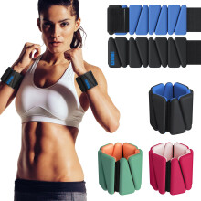 SPORTBIT Wrist and Ankle Weights for Women - Set of 2 1lb Each Wearable Ankle & Wrist Weights - Adjustable Leg & Arm Bands Silicone Weighted Bracelet