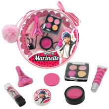 Coffret de maquillage Miraculous Ladybug pour enfants - Trousse de 10 pi ces avec vernis ongles, craies pour cheveux, autocollants et plus enco