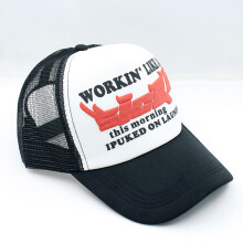 (Black)Ian Connor Sicko Trucker 3D-Druck atmungsaktive Sonnencreme Baseballmütze