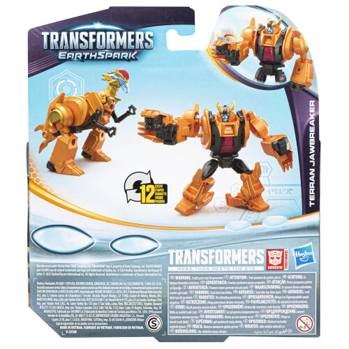 Transformers Transformers EarthSpark Terran Jawbreaker Πολεμιστής Κλάσης Φιγούρα 12.5 εκ. Ρομπότ για Παιδιά 6+ 2