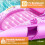 Sloosh Inflatable Tanning Pool Float Lounger, 70" x 50" Oval Floatie for Adults 4