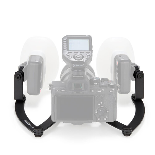 Godox GODOX MF-DB Ευλύγιστη Βάση Φλας με Διπλές Στήριξεις Αλουμινίου 360 Ρυθμιζόμενη Κεφαλή