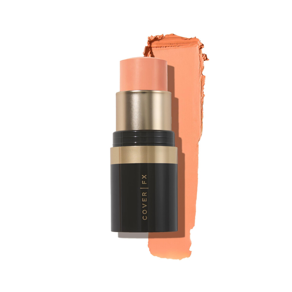 Cover FX Correct Stick Peach Color Corrector Concealer - Peachy: Neutralize Darkness & Discoloration (Medium to Tan Skin Tones) - Creamy Lig