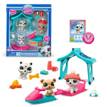 Littlest Pet Shop - Snowy Day Play Pack - LPS Gen 7  Authentic Mystery Figures  Surprise Collectible Kidult Toy  Girls  Boys  Kids  Tweens Ages 4+