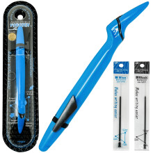 Leftys Left Handed Pen Ballpoint No Smear - Smudge Free Soft Grip - Effortless Writing Comfort - Quick-Dry Pens for Lefties Back to School -