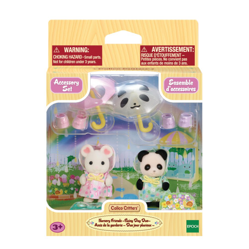 Calico Critters Förskolevänner - Regnig Dag Duo 1