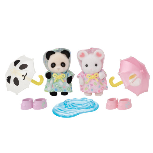 Calico Critters Förskolevänner - Regnig Dag Duo