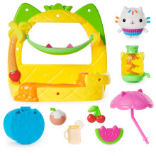THE GABBY DOLLHOUSE - BALCONY FRUIT SHAKE PARTY 'CAKEY' GABBY'S DOLLHOUSE + CAKEY FIGURE + DOLLHOUSE ACCESSORIES - 6071359 - Children's Games - Toys C