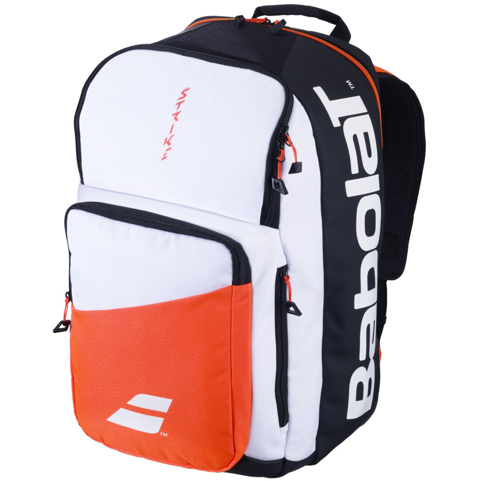 Sac     dos de tennis Babolat Pure Strike 4e g   n   ration (blanc/rouge)